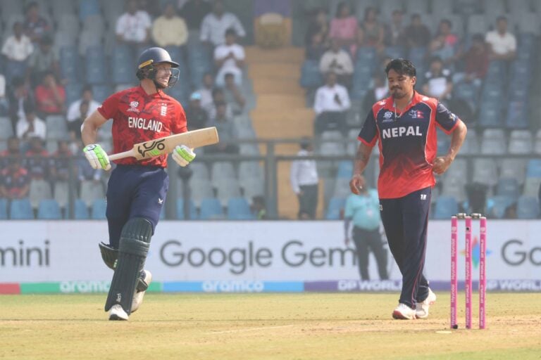 Nepal lose to England by 4Runs in T20 World Cup