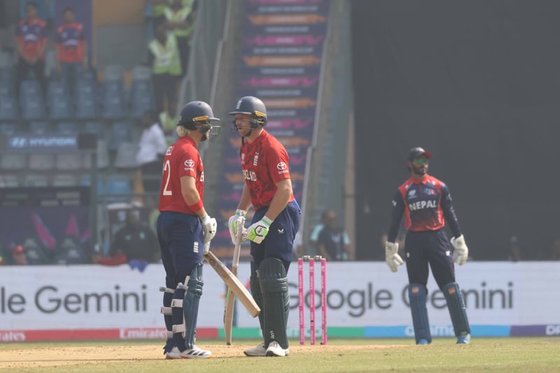 Nepal vs England: England set 185-run target in T20 World Cup