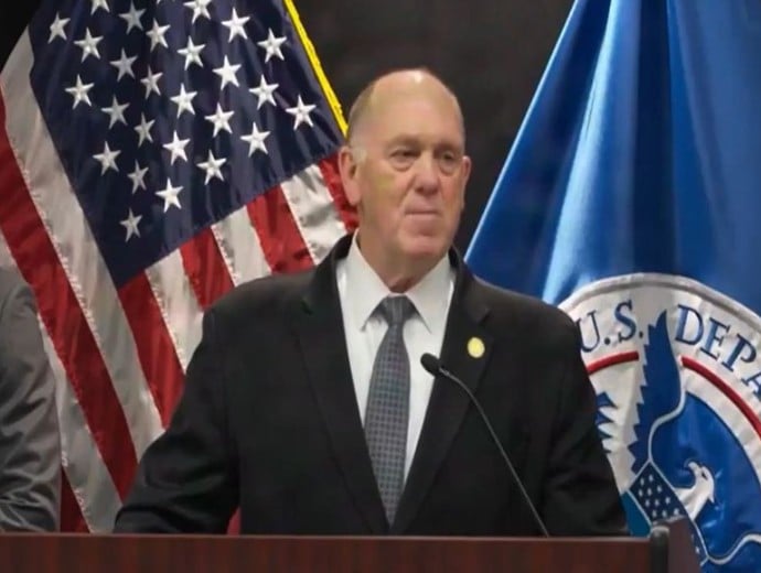 White House border czar Tom Homan defends ICE officers’ masks