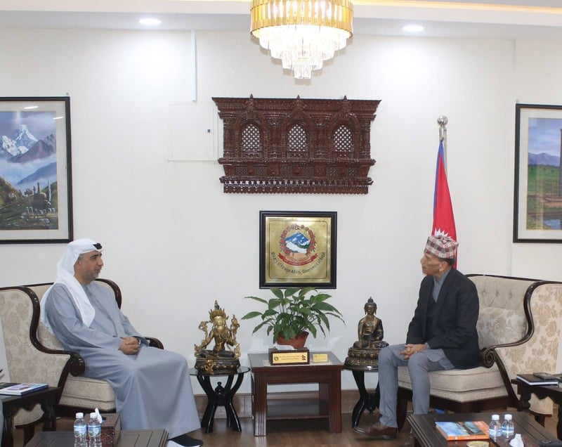 UAE ambassador meets Foreign Minister Sharma to discuss migrant worker welfare