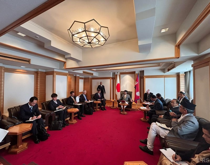 President Paudel urges Japanese business community to invest in Nepal