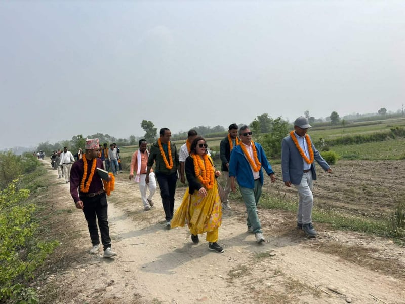 Construction of embankment at Susta underway to control erosion