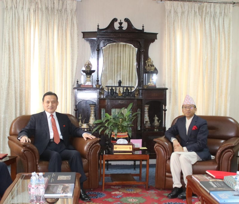 Chinese Ambassador meets foreign secretary Rai