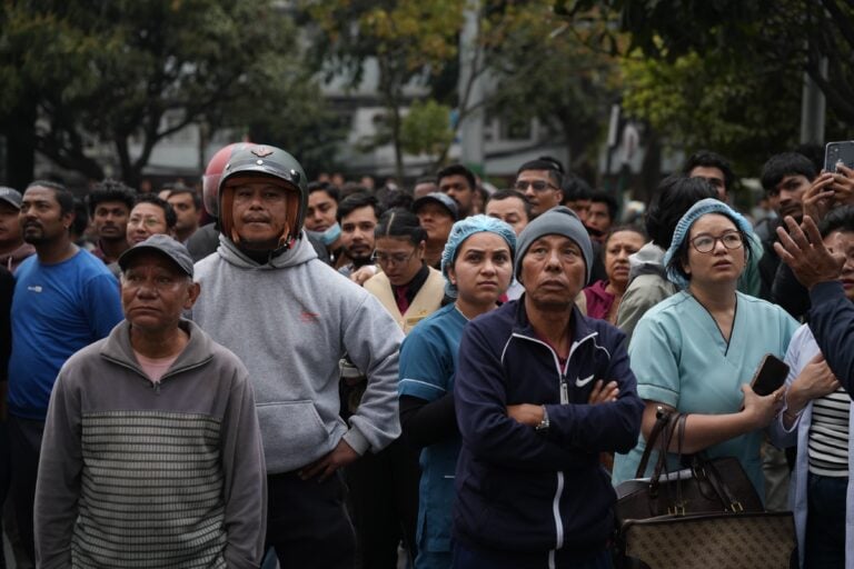 Fire breaks out at Daura Thakali in Lalitpur