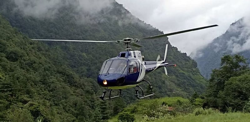 Mustang Air chopper goes missing