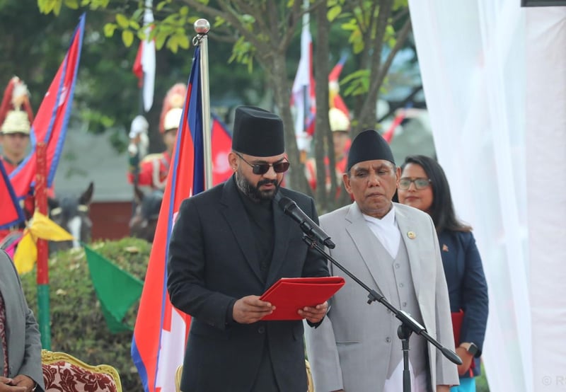 Newly appointed PM Shah takes charge of three ministries