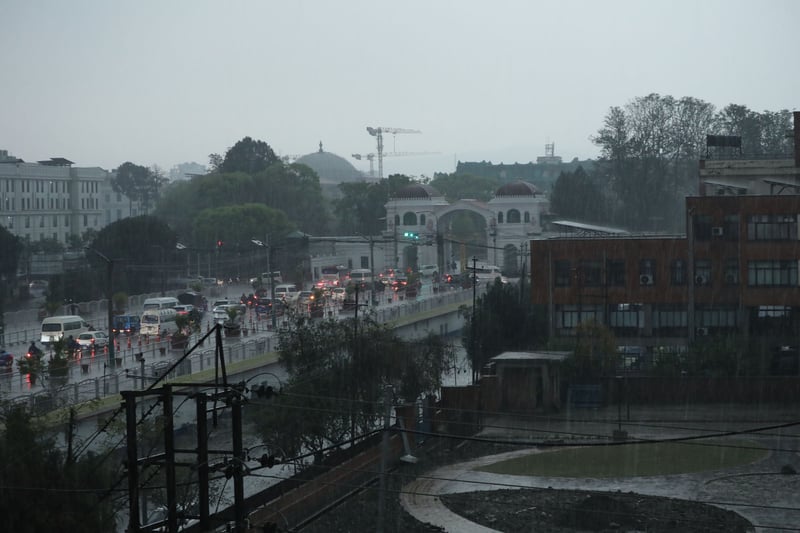 Kathmandu Valley witnesses heavy traffic after rain