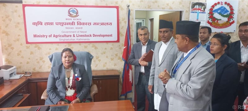 Minister Chaudhary assumes office, awaits priorities for first decision
