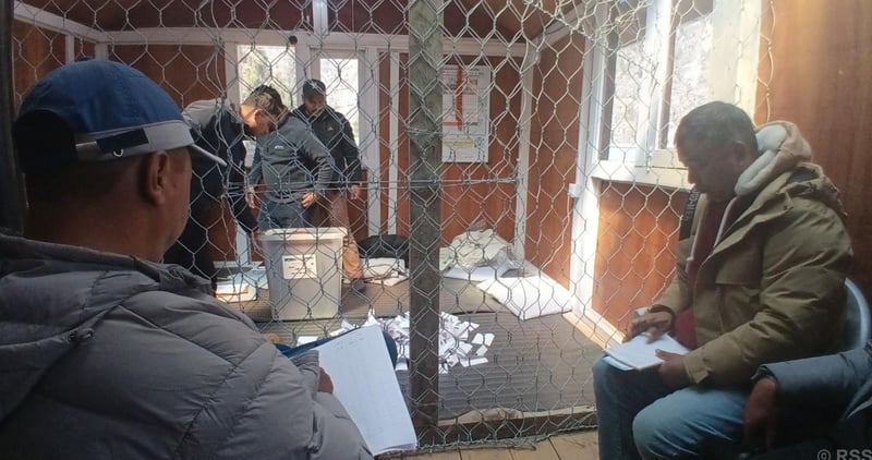 Vote counting started in Manang