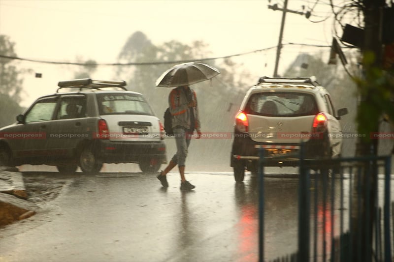 Moderate rainfall likely in Koshi, Bagmati and Gandaki today