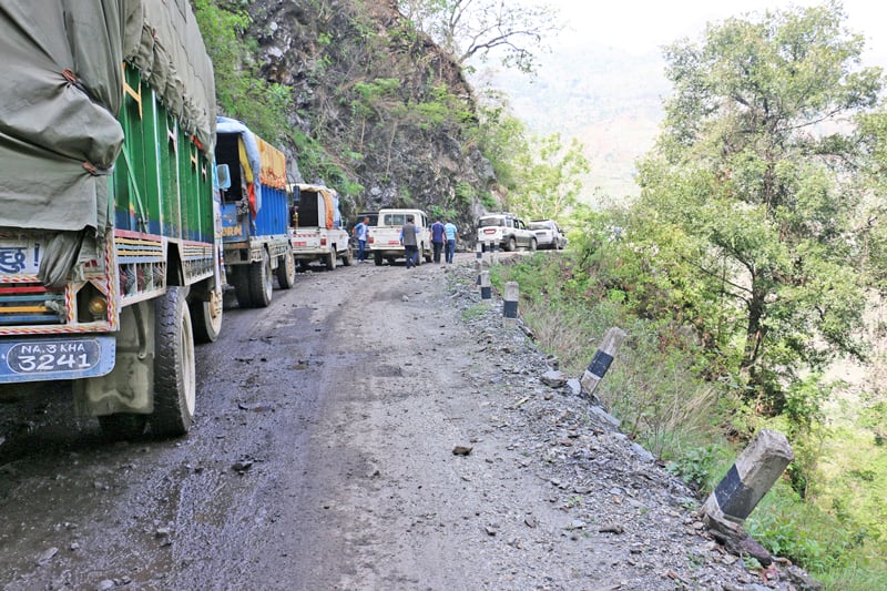 43 places of Narayangadh-Muglin road at risk of landslide