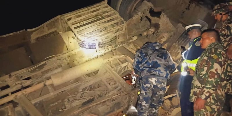 17 killed, 24 injured as bus plunges into Trishuli River in Dhading