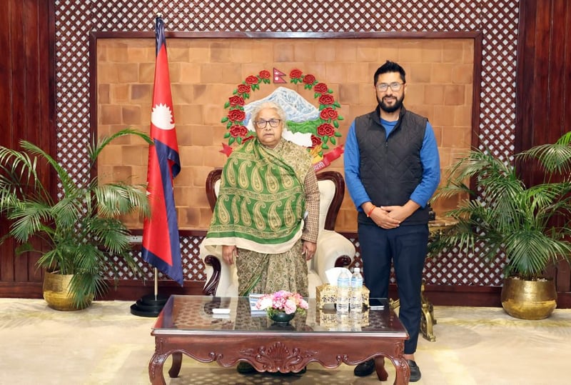 RSP President Lamichhane calls on PM Karki