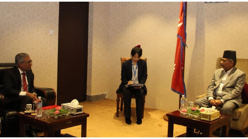 Bangladeshi Ambassador pays courtesy call on Vice President Yadav