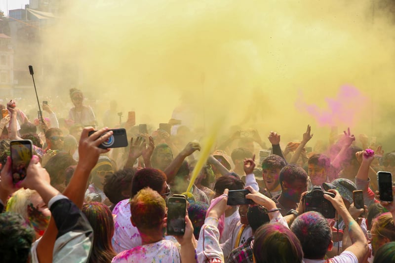 वसन्तपुरमा होलीको उमङ्ग