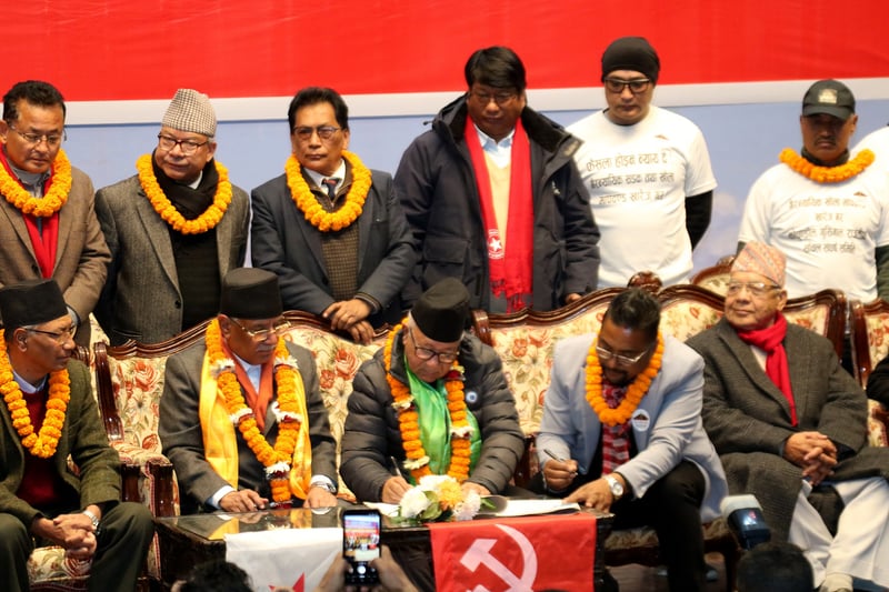 नेपाली कम्युनिष्ट पार्टीसँग राष्ट्रिय मुक्ति पार्टी नेपाल समायोजन