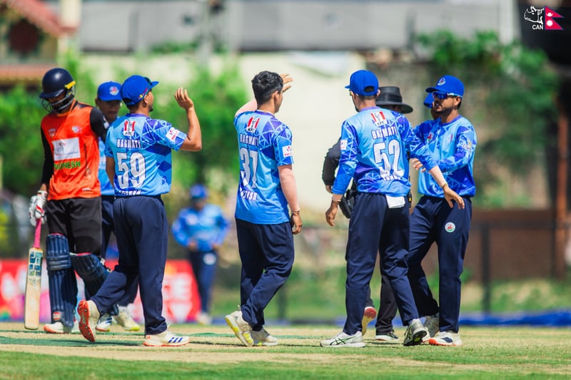 प्रधानमन्त्री कपमा बागमतीको चाैथो जित, मधेश ३५ रनले पराजित