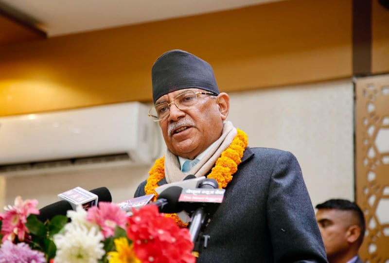 प्रचण्ड भन्छन्- देश अझै सङ्कटमा छ, दुर्घटनामा पर्न पनि सक्छ