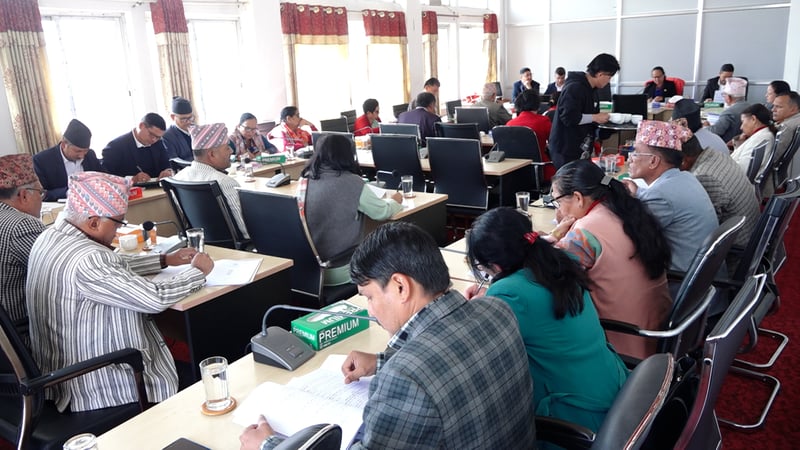 विधायन व्यवस्थापन समितिको बैठक बस्दै