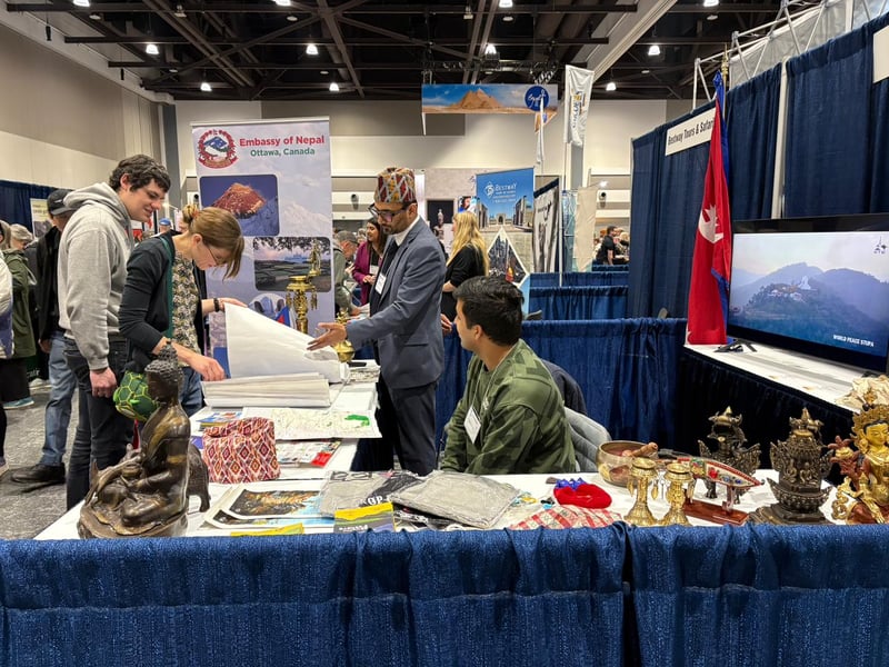 पर्यटन प्रवर्द्धन गर्न क्यानडाको प्रदर्शनीमा नेपालको सहभागिता