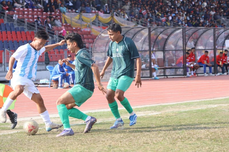 मनाङ–मर्स्याङ्दीलाई ‘सडन डेथ’मा पराजित गर्दै सहारा क्लब पोखरा गोल्डकपको फाइनलमा