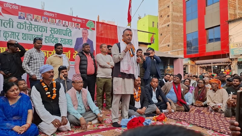 कांग्रेसले सबैलाई समेटेर देश सम्हाल्छ : सभापति थापा