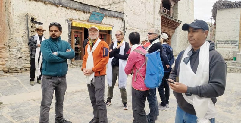 उपल्लो मुस्ताङमा फ्रान्सका पर्यटक धेरै