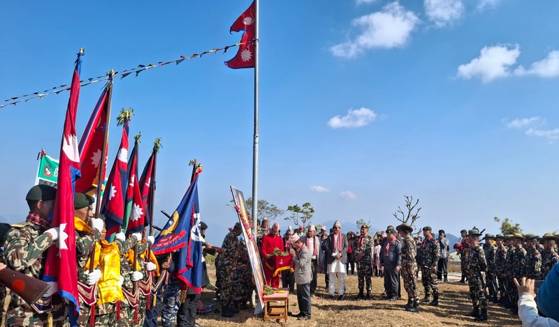 ऐतिहासिक गढी किल्ला संरक्षण अभियानमा नेपाली सेना