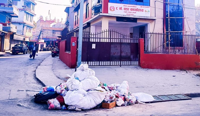 पोखरालाई फोहोर व्यवस्थापनको पिरलो