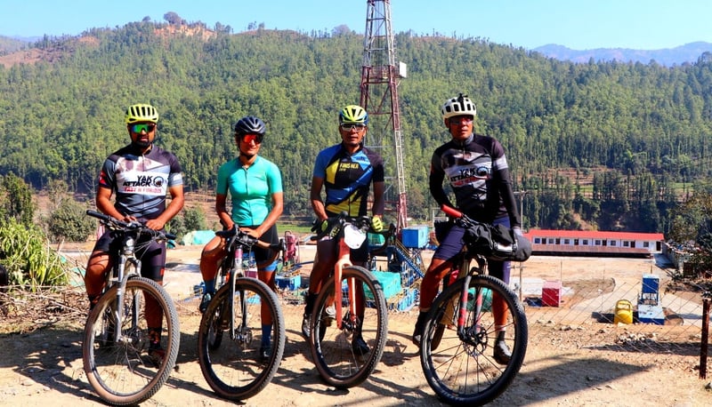 साइकल यात्रा दैलेखमा