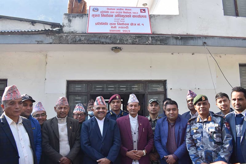 म्याग्दीमा निर्वाचनका लागि एक हजार ७१ कर्मचारी परिचालन हुने