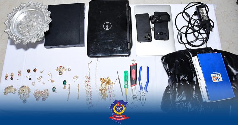 काठमाडौँ महानगरका पूर्वप्रमुख शाहको कोठामा चोरी गर्ने तीन पक्राउ