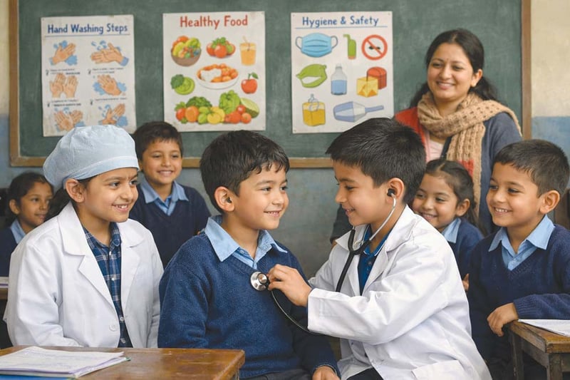 सामुदायिक विद्यालयमा ‘साना डाक्टर’