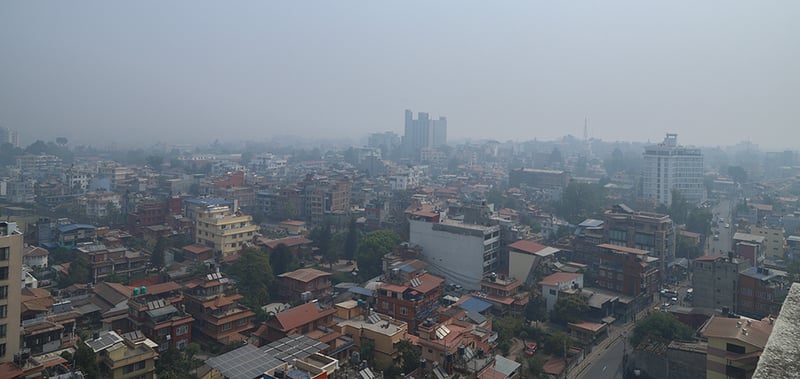 यातायातको चाप घटेसंगै उपत्यकाको वायु प्रदूषणमा कमी