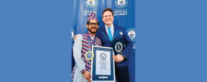 जोशीद्वारा सातै महादेशमा म्याराथन, गिनिज वर्ल्ड रेकर्डमा नामाङ्कित