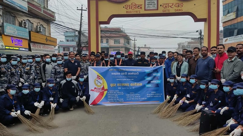 सफा र सुन्दर घोराहीका लागि बृहत् सरसफाइ