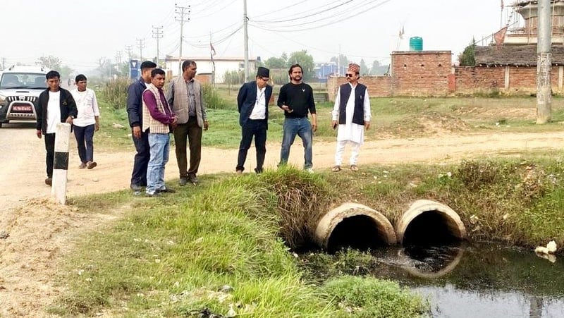 फोहोर पानी नहरमा मिसाउने उद्योगको स्थलगत अनुगमन
