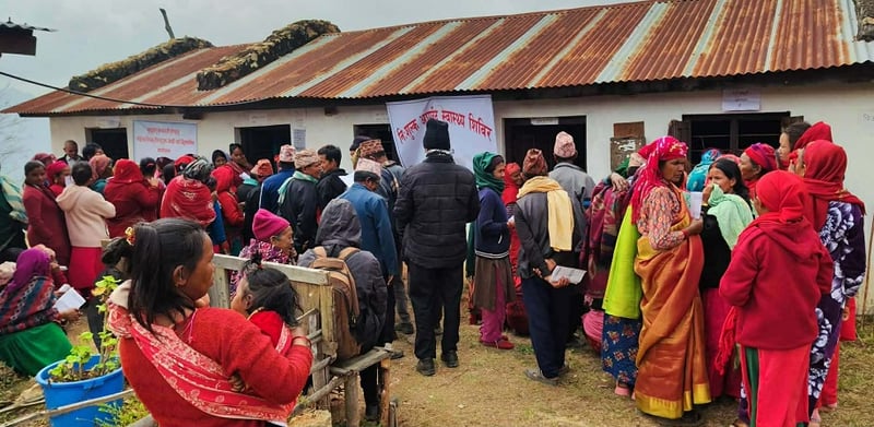सल्यानमा आयुर्वेद स्वास्थ्य शिविरमा ३८५ले सेवा लिए