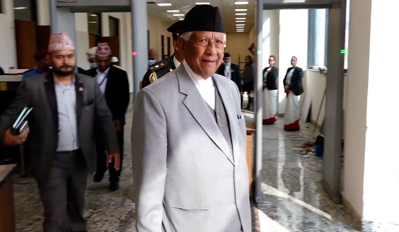 प्रतिनिधि सभाका ज्येष्ठ सदस्य केसीद्वारा संसद् सचिवालयको अवलोकन