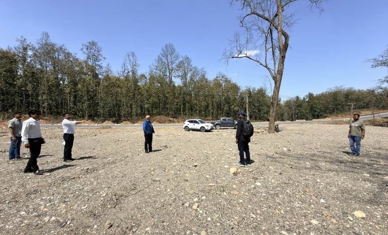 ‘मध्यबिन्दु स्तम्भ’ निर्माण गर्न नक्साङ्कन