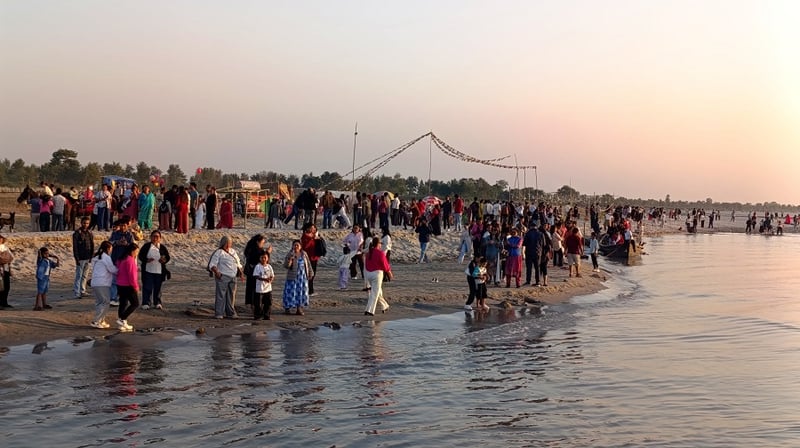 सप्तकोसी किनार आन्तरिक पर्यटकको आकर्षक गन्तव्य बन्दै