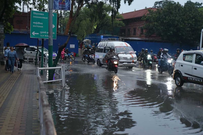 आइतबार उपत्यकासहित कहाँ-कहाँ भयो वर्षा ?