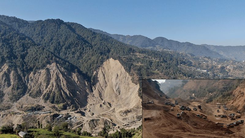 क्रसर र खानी उद्योगका जथाभावी उत्खननले मुहान सुक्यो, बस्ती उजाडियो