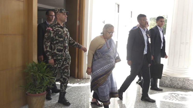 सिंहदरबारबाट बिदा भइन् प्रधानमन्त्री कार्की, निजी निवास सर्ने तयारी