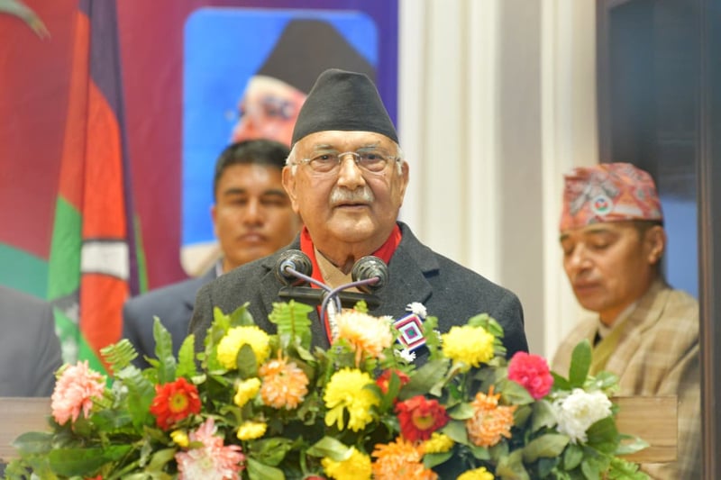 ‘समृद्ध नेपाल, सुखी नेपाली’ को नारा वेदबाट आधारित-अध्यक्ष ओली