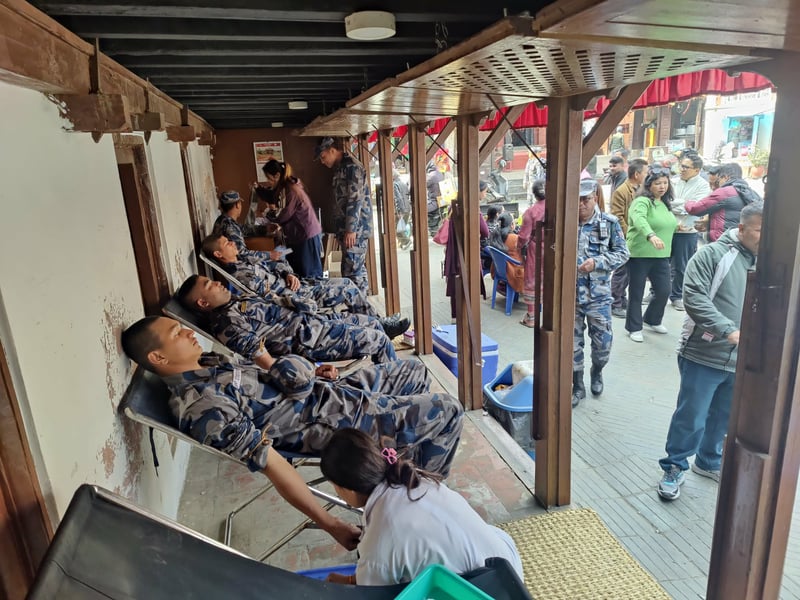 सञ्चार उद्यमी एवम् समाजसेवी भरतलालकाे सम्झनामा रक्तदान