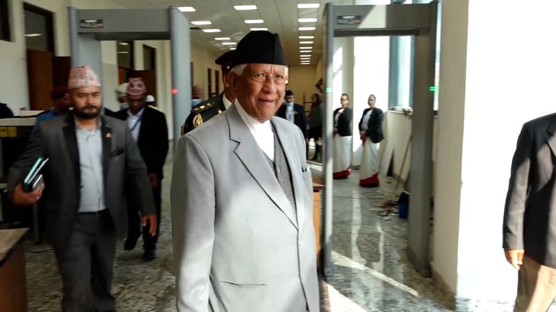 अर्जुननरसिंह केसीले गरे संसद सचिवालय र नयाँ संसद बैठक कक्षको अवलोकन