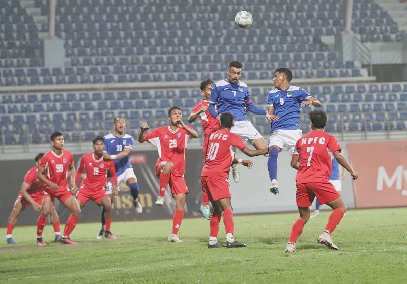 राष्ट्रिय लिग फुटबलमा आर्मी क्लबकाे पुलिस क्लबमाथि शानदार जित