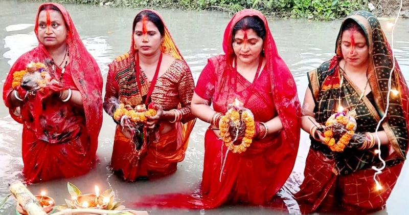 मिथिलाञ्चल क्षेत्रमा चैती छठ पर्वको रौनक