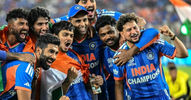 भारतले आईसीसी टी-२० विश्वकप क्रिकेटको उपाधि जित्याे